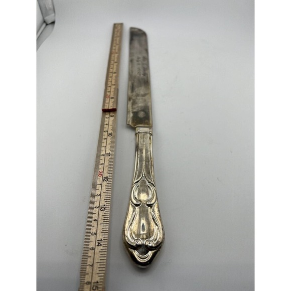 Royal Limited 838-11‎ Silver Plate Gold-Tone 14.5 inches Cake Knife - Picture 6 of 7